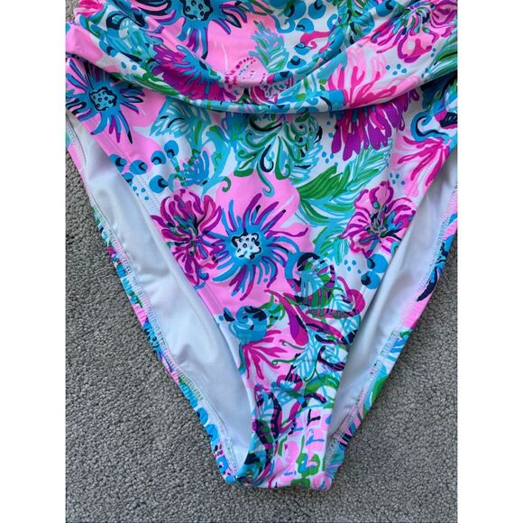 NWOT LILLY PULITZER Sz 6 RUBYANN SWIMSUIT *PARADISE PETALS*, $158 B14 - Picture 5 of 9